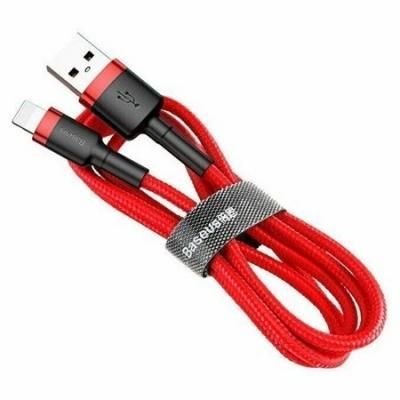 Кабель Baseus Cafule Lightning 2м CALKLF-C09 (красный)