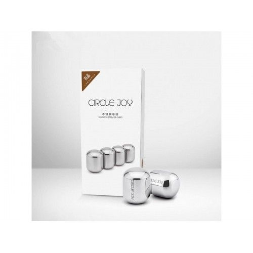 Охлаждающие камни для напитков Xiaomi Circle Joy Stainless Steel Ice CJ-BK01 4 шт. (серебро)