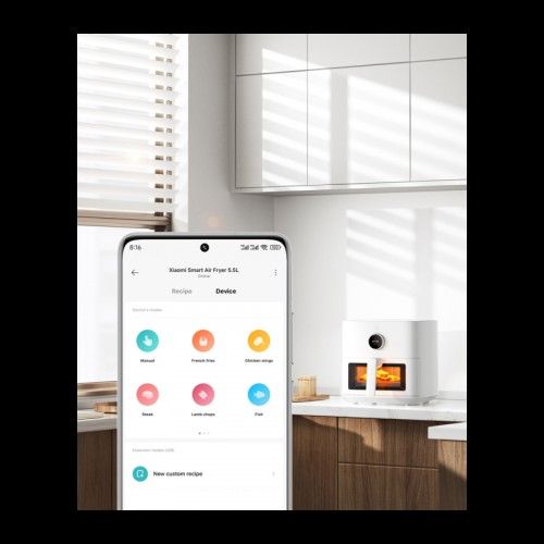 Аэрогриль Xiaomi Mi Smart Air Fryer 5.5л (MAF15) (BHR8238EU) EU (белый)