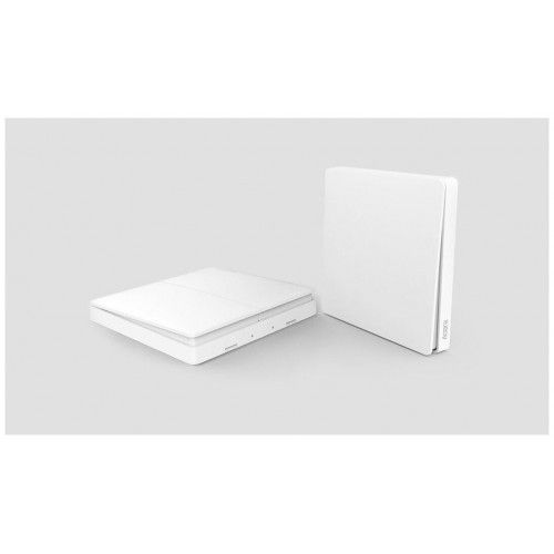 Выключатель с электронной коммутацией Aqara Smart Light Control D1 (WXKG06LM) белый