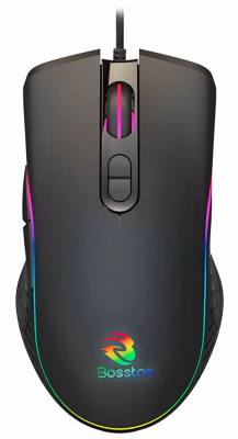 Мышь проводная игровая Bosston M710 черный