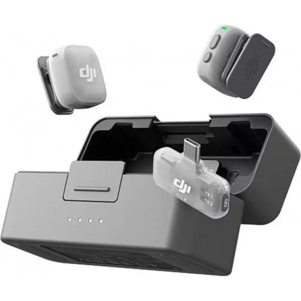 Беспроводной микрофон DJI MIC MINI (2 TX + 1 RX + Charging Case), (DM3005) (45940)