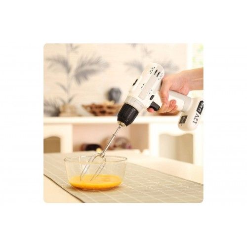 Аккумуляторная ударная дрель-шуруповерт Xiaomi MarsWorker 12V Lithium Impact Drill (белая)