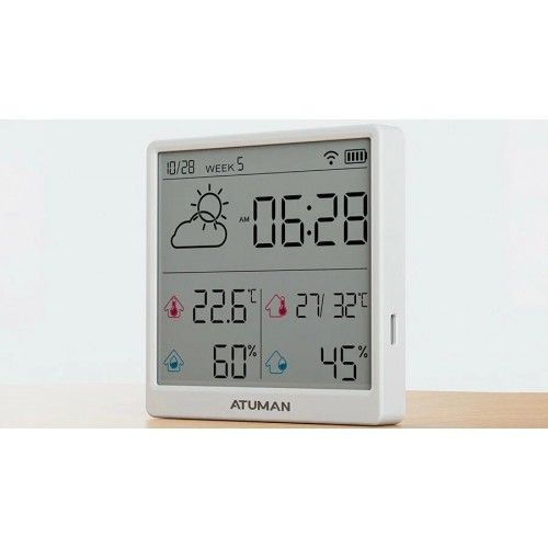 Датчик температуры и влажности ATuMan Duka TH3 EU (золото)