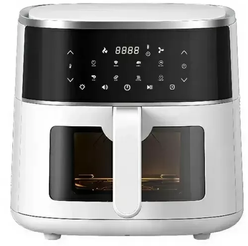 Аэрогриль Xiaomi BEHEART Smart Air Fryer 8L (AF-E8003-AS) EU (В комплекте:формы для выпечки×20,силиконовые щипцы×1 ,кисть×1) (Меню экрана на русском языке) NEW!! (русская инструкция) (Black)
