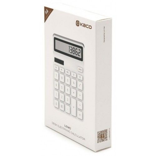 Калькулятор Xiaomi KACO Lemo Desk Electronic Calculator K1410 / K1412 (белый)