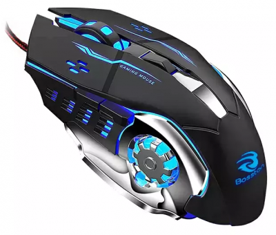 Мышь проводная игровая Bosston BS-12 черный