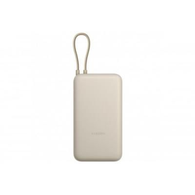 Аккумулятор Xiaomi 33W Power Bank With Cable USB-C 20000mAh PB2030MI (бежевый)