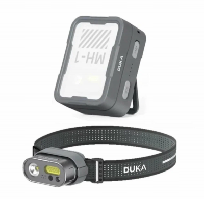 Фонарь налобный Xiaomi DUKA/AtuMan MH1 Intelligent Multifunctional Headlights Set 2 шт. (черный)