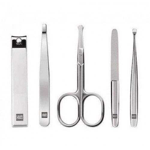 Маникюрный набор Xiaomi HuoHou Stainless Steel Nail Clippers Set HU0061 (коричневый)