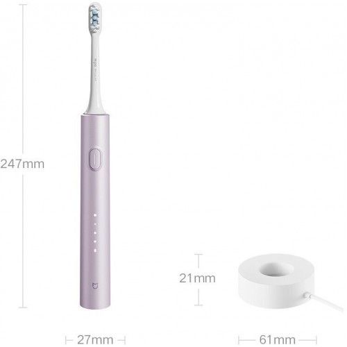 Электрическая зубная щетка Xiaomi Mijia Sonic Electric Toothbrush T302 (MES608) фиолетовый, сиреневый