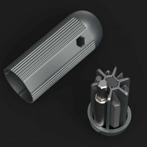 Набор отверток 9in1 ATuMan Duka X-mini Pocket Screwdriver Kit (серый)