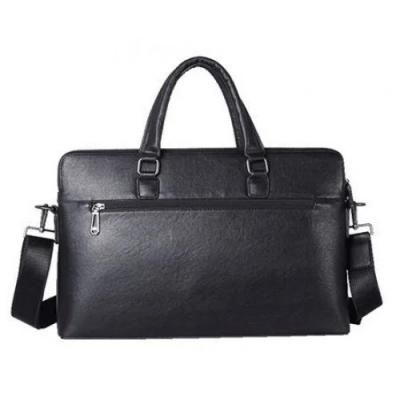 Кожаная сумка портфель Tanjiezhe Black YG-010