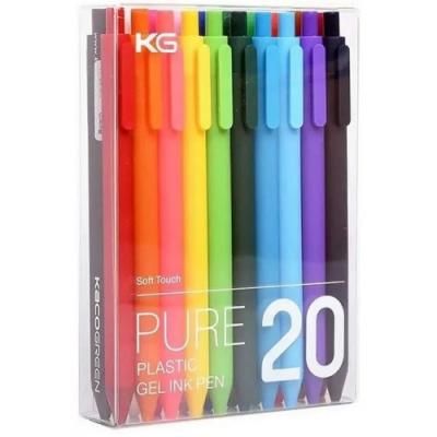 Набор гелевых ручек Xiaomi KACO Pure Plastic Gel Ink Pen 20 шт. K1015 (цветные)
