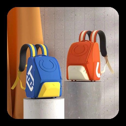 Рюкзак школьный Xiaomi UBOT Suspended Weight Loss Backpack Pro 18L (оранжевый/бежевый)