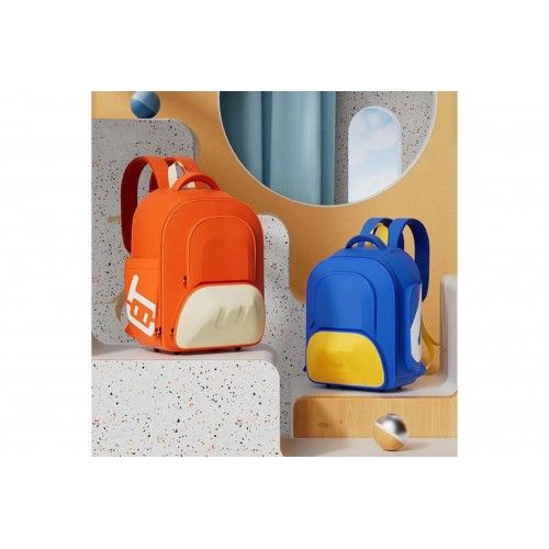 Рюкзак школьный Xiaomi UBOT Expandable Spine Protection Schoolbag JUMBO 28L (оранжевый/бежевый)