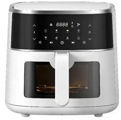 Аэрогриль Xiaomi BEHEART Smart Air Fryer 8L (AF-E8003-AS) EU (В комплекте:формы для выпечки×20,силиконовые щипцы×1 ,кисть×1) (Меню экрана на русском языке) NEW!! (русская инструкция) (Black)
