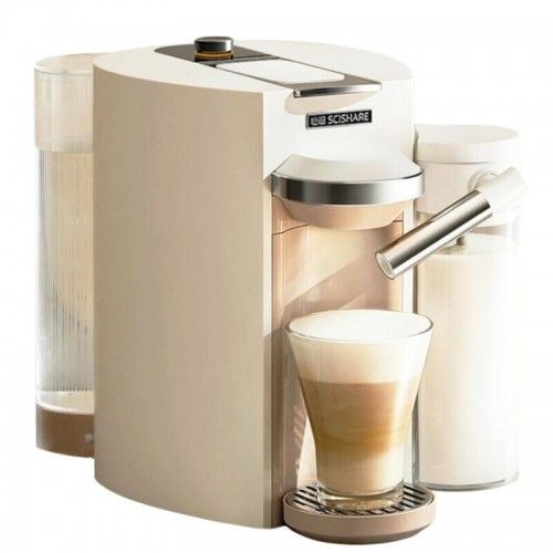 Кофемашина Капсульная Xiaomi Scishare Capsule Coffee Machine 1.7L S1205 CN (дисплей на английском)(термопот+кофемашина+капучинатор 3-В-1) белый