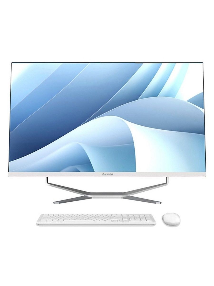 Моноблок CHIGO 27"  R2702 ( Intel Core i7-10750H ,RAM 16ГБ, SSD 512 ГБ) (с клавиатурой, с мышкой  Bosston WS500) (Русские буквы) (White)