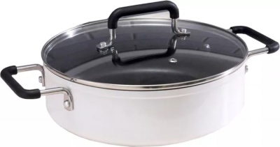Кастрюля-сковорода для индукционной плиты Xiaomi Mijia Induction Cooker (GJT02CM), белый, 4л (41543)