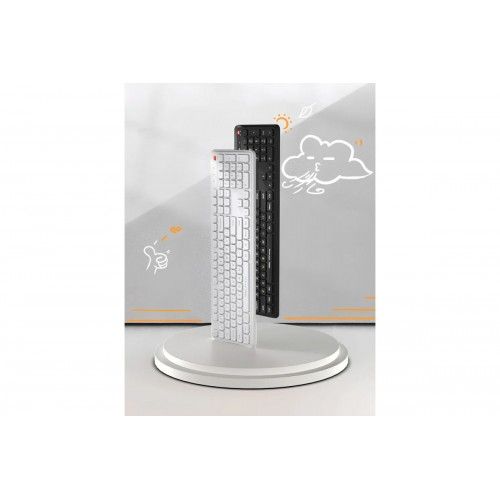 Клавиатура и мышка беспроводная MIIIW Wireless Quiet Keyboard and Mouse Combo Gen 3 MW24PB03 (Русские буквы) (белый)
