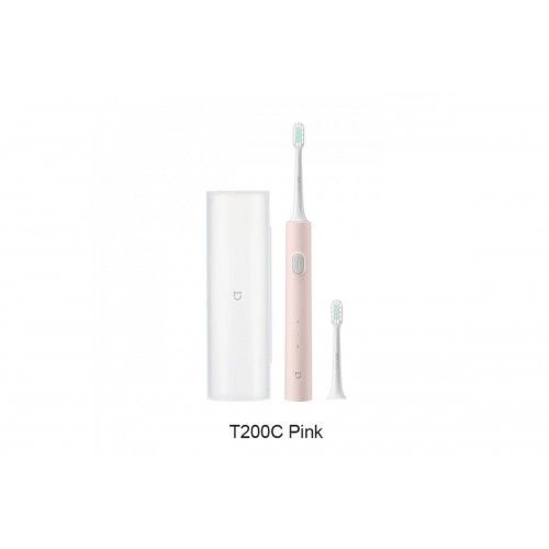 Электрическая зубная щетка Xiaomi Mijia Electric Toothbrush T200C （с 2 сменные щетки и футляр для хранения), розовый