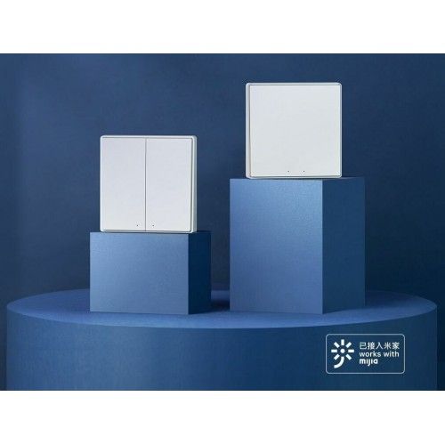 Выключатель с электронной коммутацией Aqara Smart Light Control D1 (WXKG06LM) белый