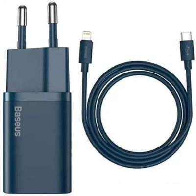 Зарядное устройство Baseus Super Si Quick Charger 1C 20W Set синий TZCCSUP-B03