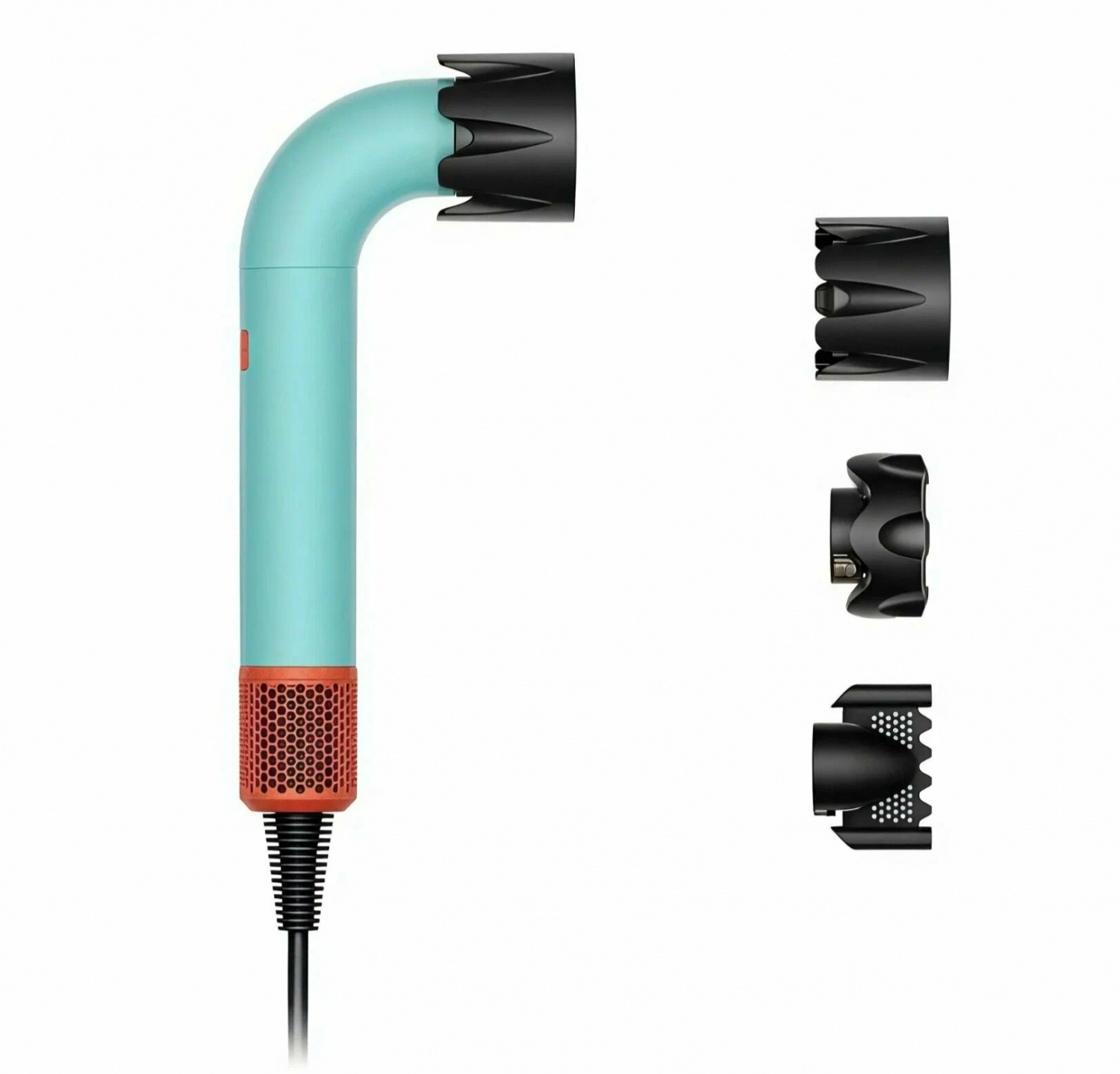 Фен для волос Beheart Hair Dryer X11 PRO EU (Насадок 6шт) (бирюзовый, зеленый)