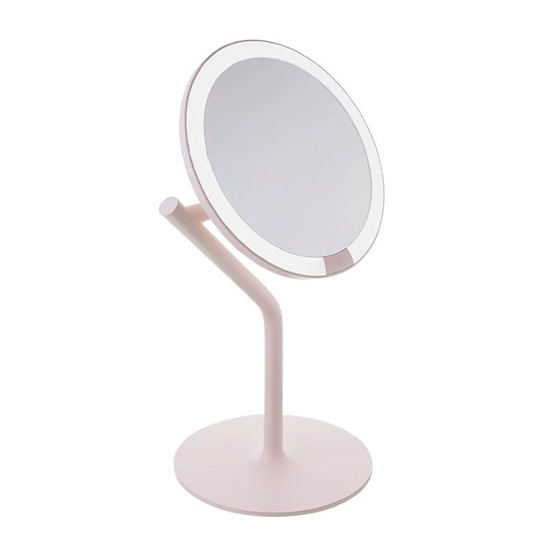 Зеркало косметическое Xiaomi AMIRO Mini 2 Desk Makeup Mirror Pink AML117 (розовое)