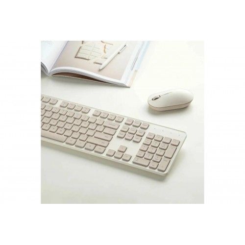 Клавиатура и мышка беспроводная Xiaomi Mijia Wireless Set 2 (WXJS02YM)(Русские буквы) (белый)