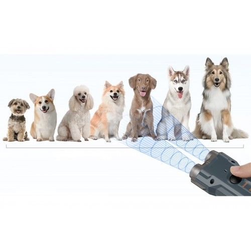 Отпугиватель собак ультразвуковой Xiaomi Rojeco U20 Ultrasonic Dog Repeller Dual Probe LED (серый)