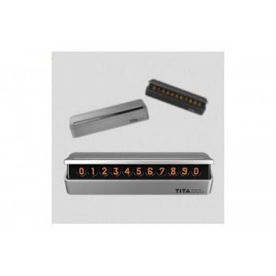 Парковочная карта Xiaomi TITA Temporary Parking Card (серый, серебро)