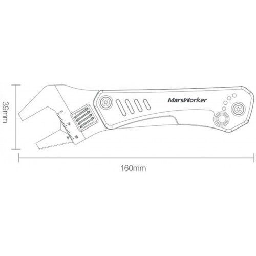 Мультитул Xiaomi MarsWorker Multifunction Hummer MSHH001 (черный)