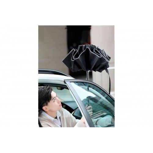 Зонт Xiaomi KongGu Reverse Ten Bone Automatic Lighting Umbrella с фонариком (черный)