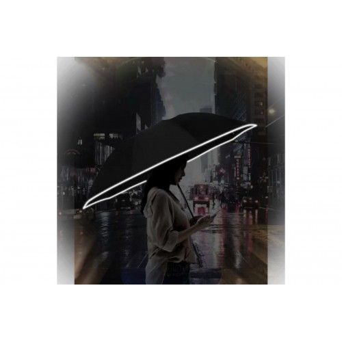 Зонт Xiaomi KongGu Reverse Ten Bone Automatic Lighting Umbrella с фонариком (черный)