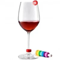 Цветные колечки для бокалов Xiaomi Circle Joy Wine Cup Identification Ring CJ-SBH01 (разноцветный)